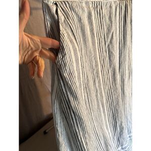 Adorable C&C Summery B&W Linen Maxi Skirt - Fits 10 - 12